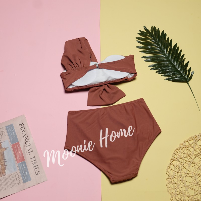 Bikini 2 Mảnh. Đồ Bơi Đi Biển Cao Cấp Họa Tiết Nơ Lệch Cách Điệu BN - 210 (Ảnh + Video thật) | BigBuy360 - bigbuy360.vn