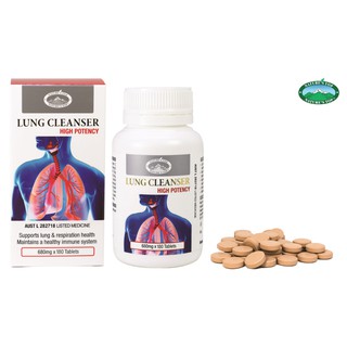 Viên uống hỗ trợ thải độc phổi nature's top lung cleanser