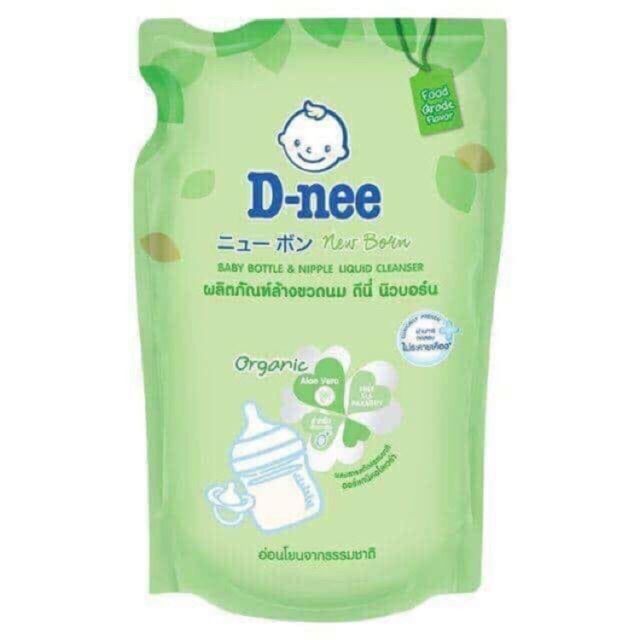 (HCM)Nước rửa bình sữa túi Dnee 600ml