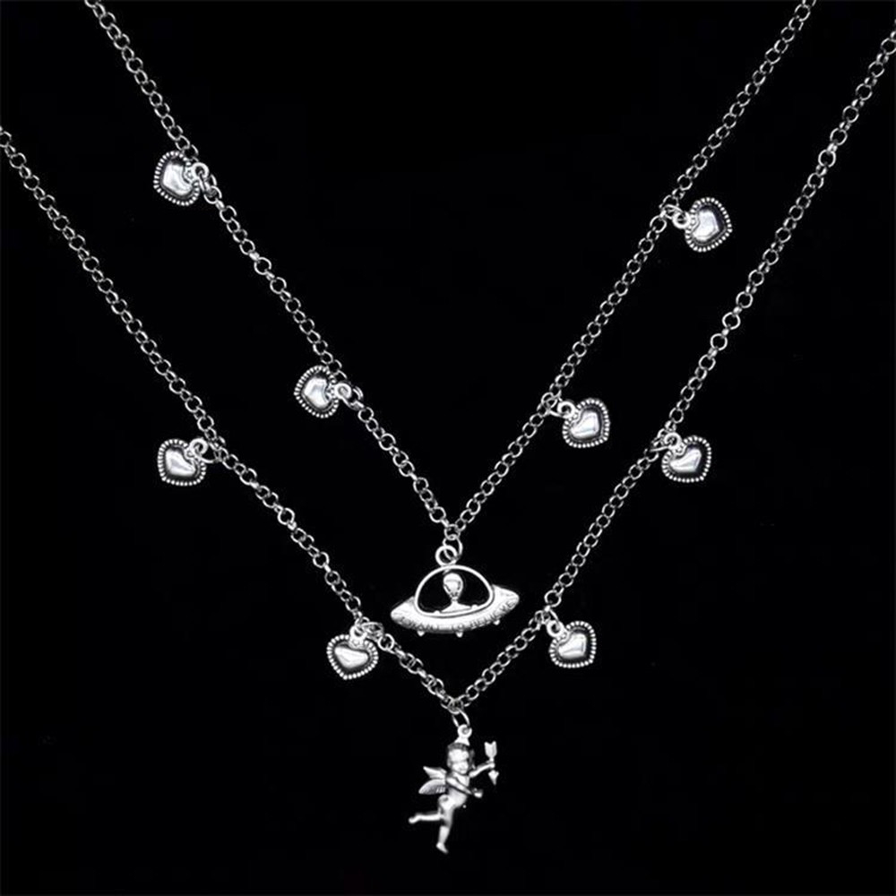 Dây Chuyền Mặt Thần Tình Yêu Cupid Phong Cách Hàn Quốc