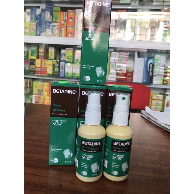 Betadin xịt họng 50ml