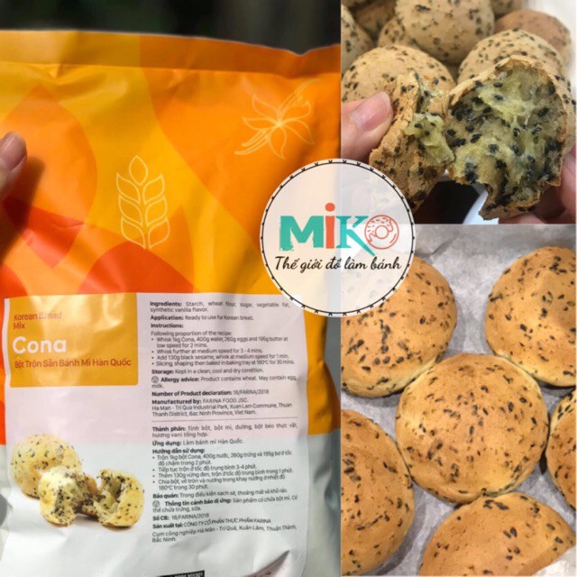 Bột Cona Bánh Mì Hàn Quốc 200g