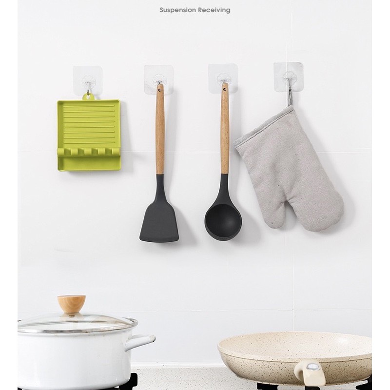 giá gác đũa, muôi  vung nồi dóc nước đảm bảo vệ sinh, tránh bẩn bếp-giaxuong247