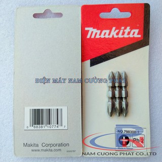 Mũi vặn vít PH2 x 45mm 2 đầu Makita 798308-1