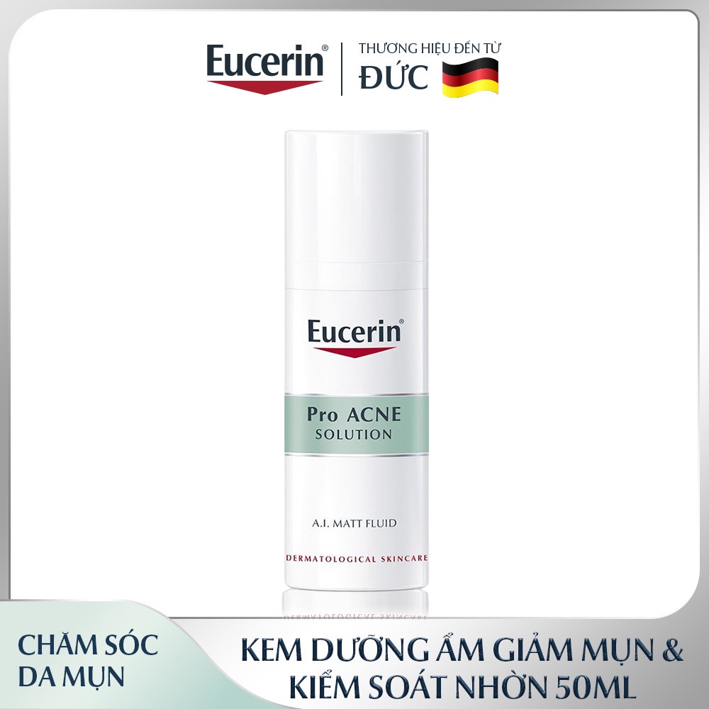 Kem Dưỡng Kiểm Soát Dầu Giảm Mụn Eucerin Pro Acne A.I Matt Fluid 50ml