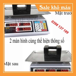 [ ẢNH TỰ CHỤP ] Cân siêu thị  tính tiền UTE 30kg kết nối máy tính ( UPA-Q )