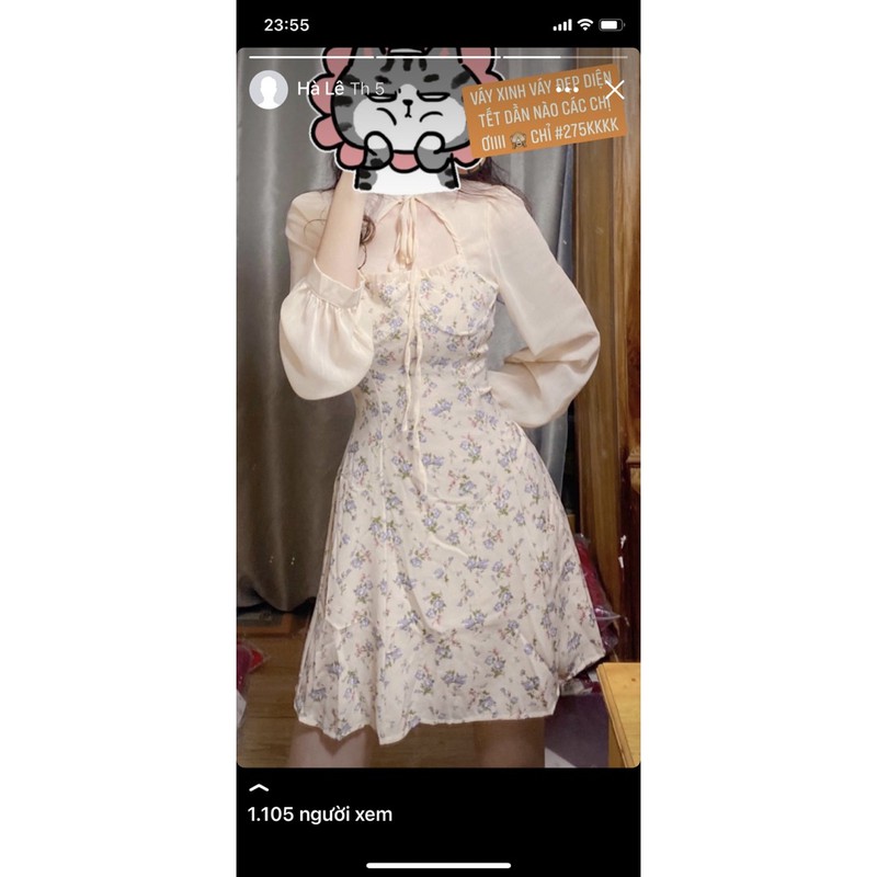 Váy Linh Ngọc Đàm tay voan | BigBuy360 - bigbuy360.vn