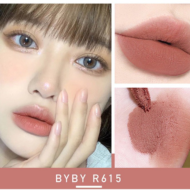 Son Kem Lì byby beauty 4 Màu Siêu Tây. Chất son lì mịn không gây thâm môi .