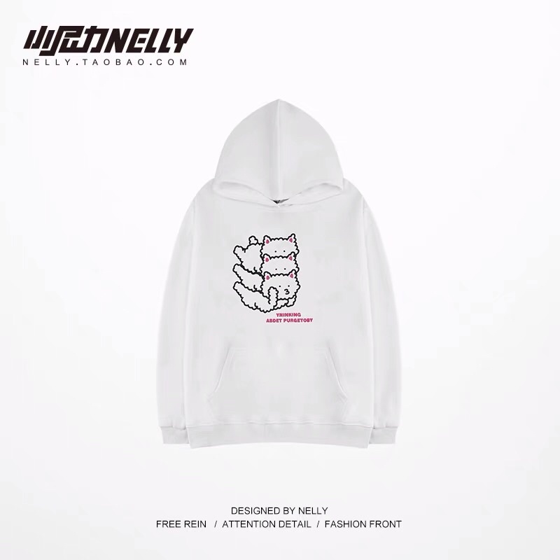 Áo nỉ lót lông NELLY nam nữ SALE (sẵn) | BigBuy360 - bigbuy360.vn