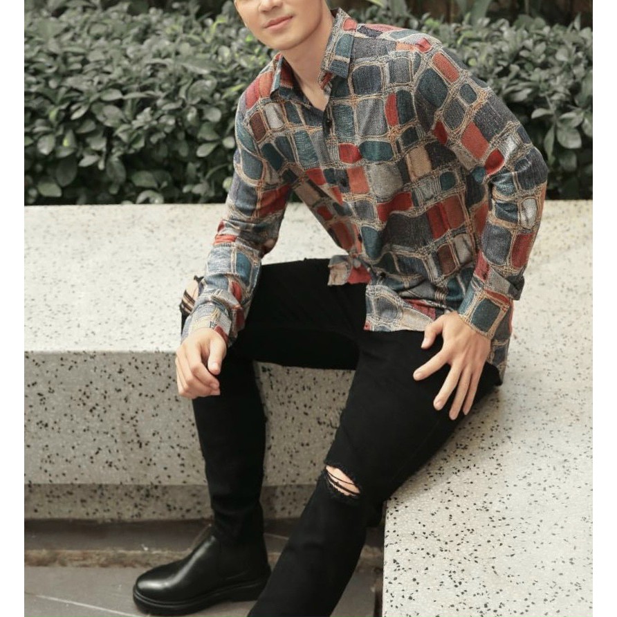 ÁO SƠ MI NAM TAY DÀI , HỌA TIẾT ĐẸP , NHIỀU MẪU HỌA TIẾT