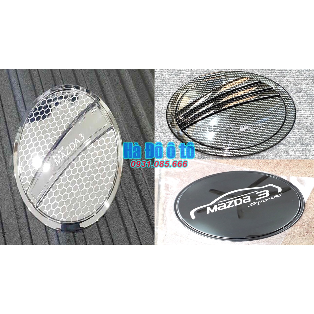 [ Đồ Chơi Mazda 3 2020/2021 ] Ốp Bảo Vệ Nắp Xăng Mazda 3 2020 2021 - Ốp Nắp Xăng Mazda 3