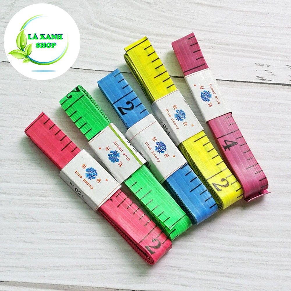 Thước Dây Mềm Đầu Thép H4 Đo Quần Áo May Đồ - Đo Eo 3 Vòng Kiểm Tra Sức Khỏe 1.5 Mét