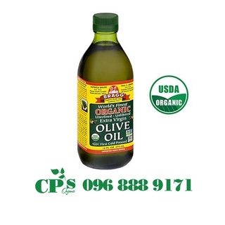 Dầu olive hữu cơ Extra Virgin Bragg - 473ml và 946ml