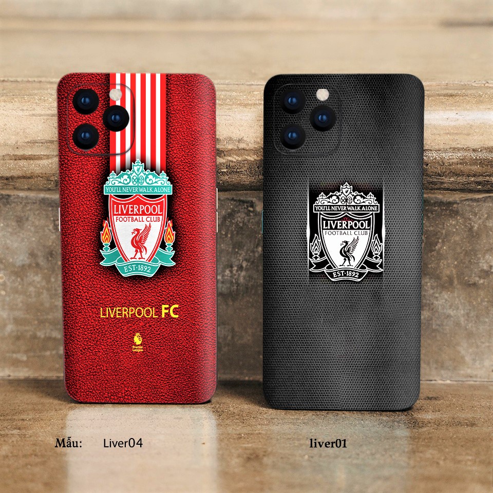 Miếng dán điện thoại hình Liverpool cho iphone 6/7/8/6plus/7plus/X/XSmax và các máy android khác