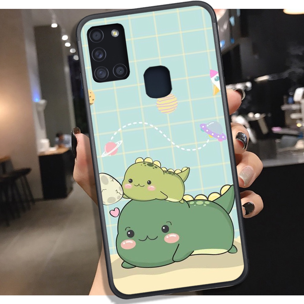 [HOT]ỐP SAMSUNG A21S - M21 - M30S - M31, IN HÌNH KHỦNG LONG CHIBI SIÊU DỄ THƯƠNG.