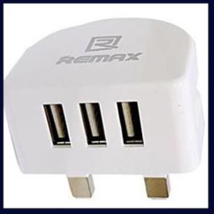 Củ sạc 3.1A 3 Cổng USB Remax Moon RP-U31 - hàng chính hãng