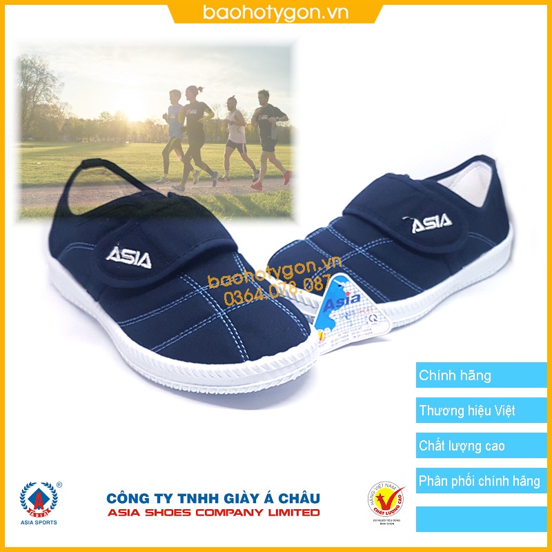 Giày thể dục thể thao, giày học sinh, chạy bộ - Asia dán