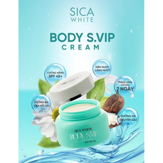 Body Svip SicaWhite Tinh chất Bơ Hạt Mỡ/Siêu Trắng Nhanh-Trắng Thật-Trắng an toàn/Cam kết hiệu quả sau 5-7 ngày dùng | BigBuy360 - bigbuy360.vn