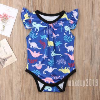 Mu♫-Newborn Kid Baby Boy Girl Infant Animal Romper Jumpsuit Clothes Outfit