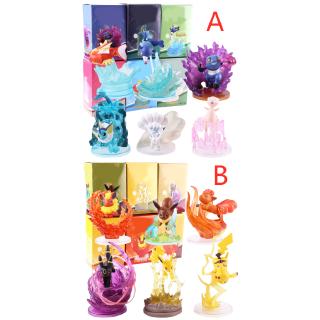 Mô hình đồ chơi Pokemon Mew Vulpix Magikarp Vaporeon Eevee Jolteon Umbreon Flareon