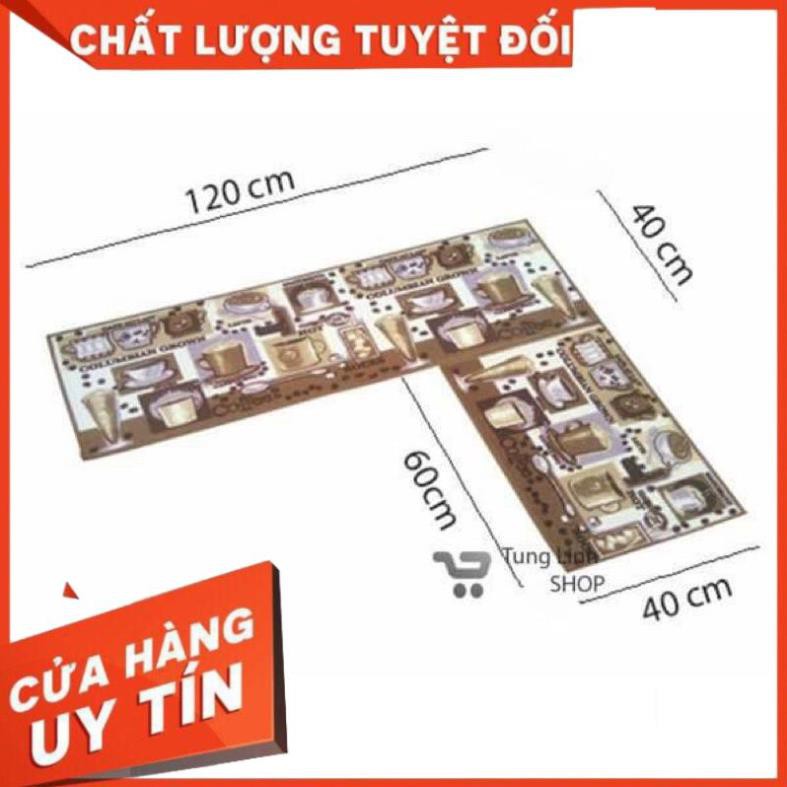 Sale Sốc -  Bộ 2 thảm nhà bếp chống trơn trượt. . Siroshop.