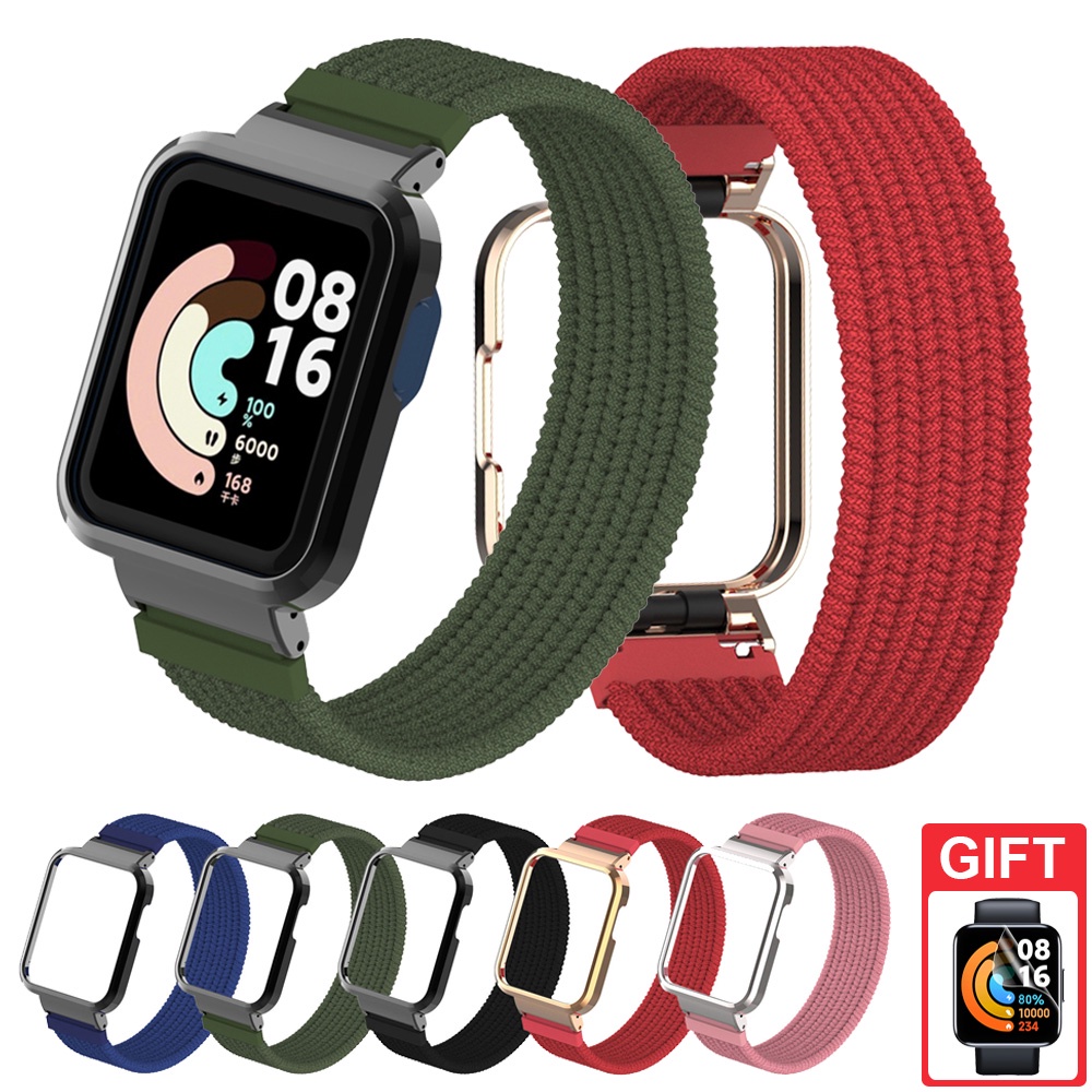 Dây Đeo Sợi Nylon Cho Đồng Hồ Thông Minh Xiaomi Mi Watch Lite / Redmi Watch 2 Lite
