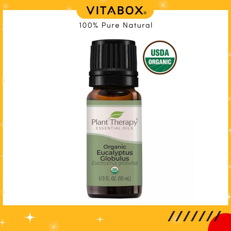 Plant Therapy - Tinh Dầu Hữu Cơ Khuynh Diệp Cầu (Eucalyptus Globulus - Bạch Đàn Xanh) - USDA Organic - 10ml