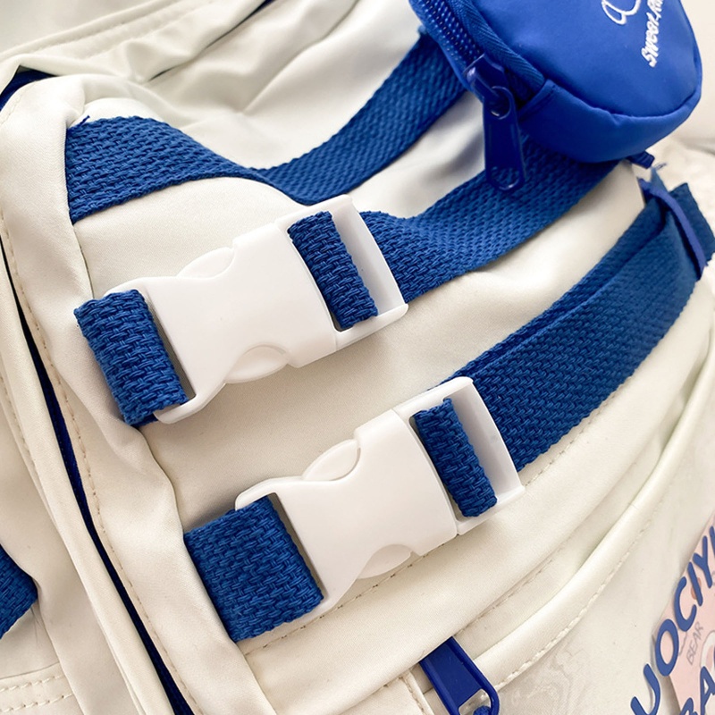 Ba Lô Đi Học Nhiều Ngăn Dễ Thương Cho Nữ