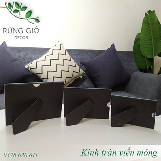 Khung ảnh để bàn kính tràn viền mỏng