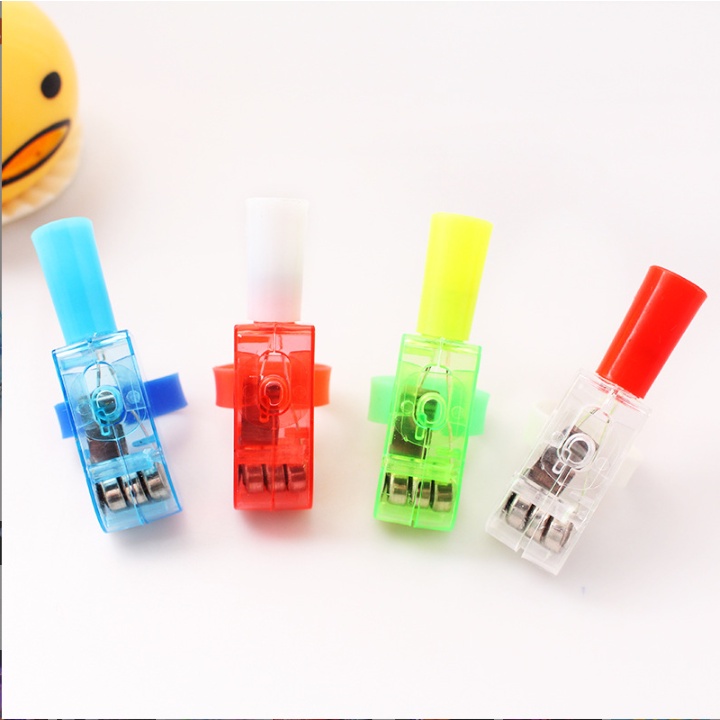 Ngón Tay Phát Sáng Led Finger - Nhẫn Đeo Ngón Tay Có Đèn Led Chiếu Hình Thú Vị