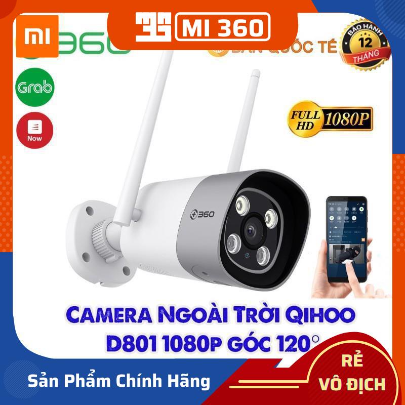 ✅ Bản Quốc Tế✅ Camera Ngoài Trời Qihoo 360 D801 FullHD 1080P IP Wifi 120 độ✅ Bảo hành 12 tháng chính hãng