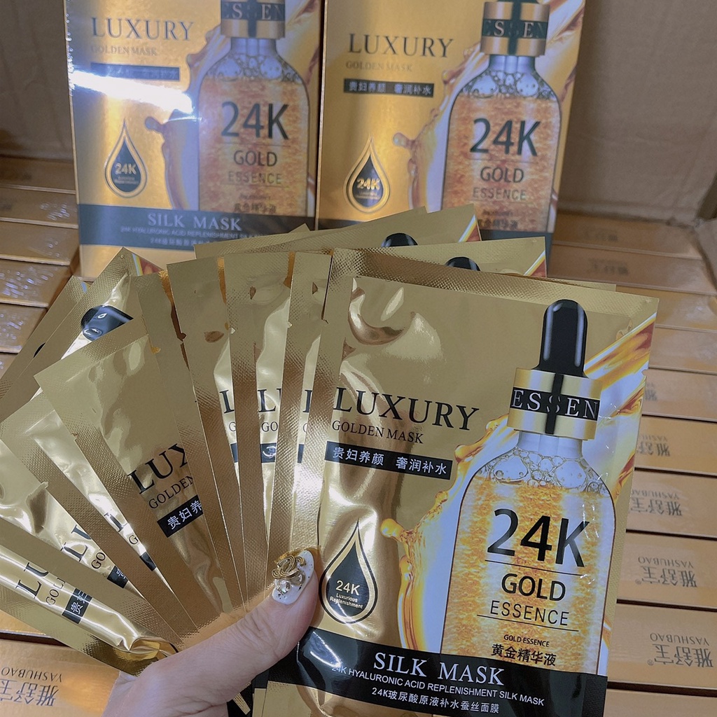 Mặt Nạ Vàng 24K Goldzan Hộp 10 Miếng