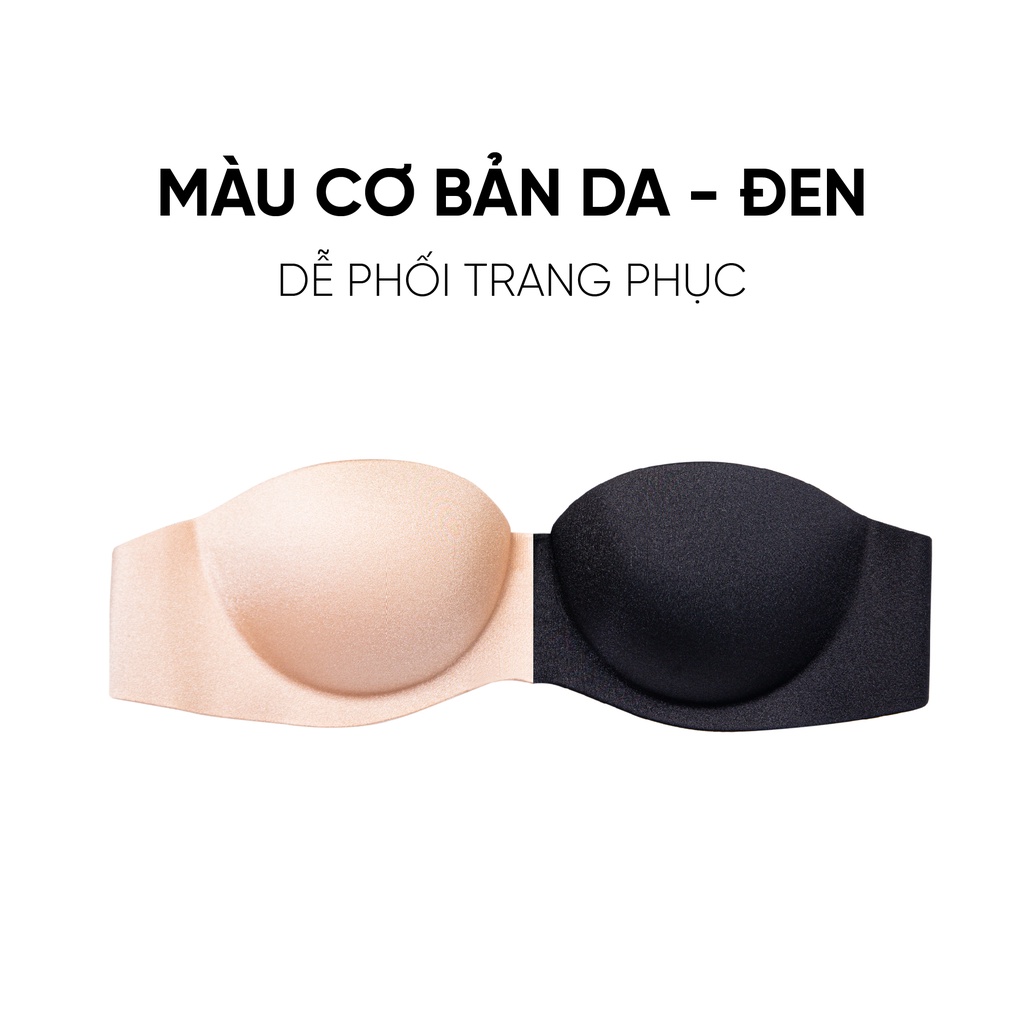 Áo Ngực Không Dây BECHIPI Cúp Ngang Quây Ngang Bralette - AL1005