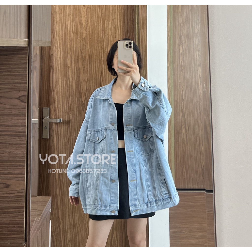 Áo khoác jeans form rộng - KB05