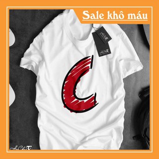 DEAL CHẤT- Áo Thun Chữ Cái - C - HoCha89 - May Dây Cổ Móc Xích Cao Cấp (Có Hình Thật) giá cực tốt