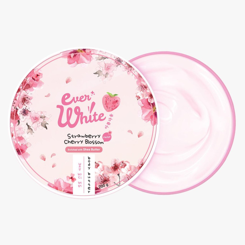 Everwhite Body Butter Strawberry Cherry Blossom