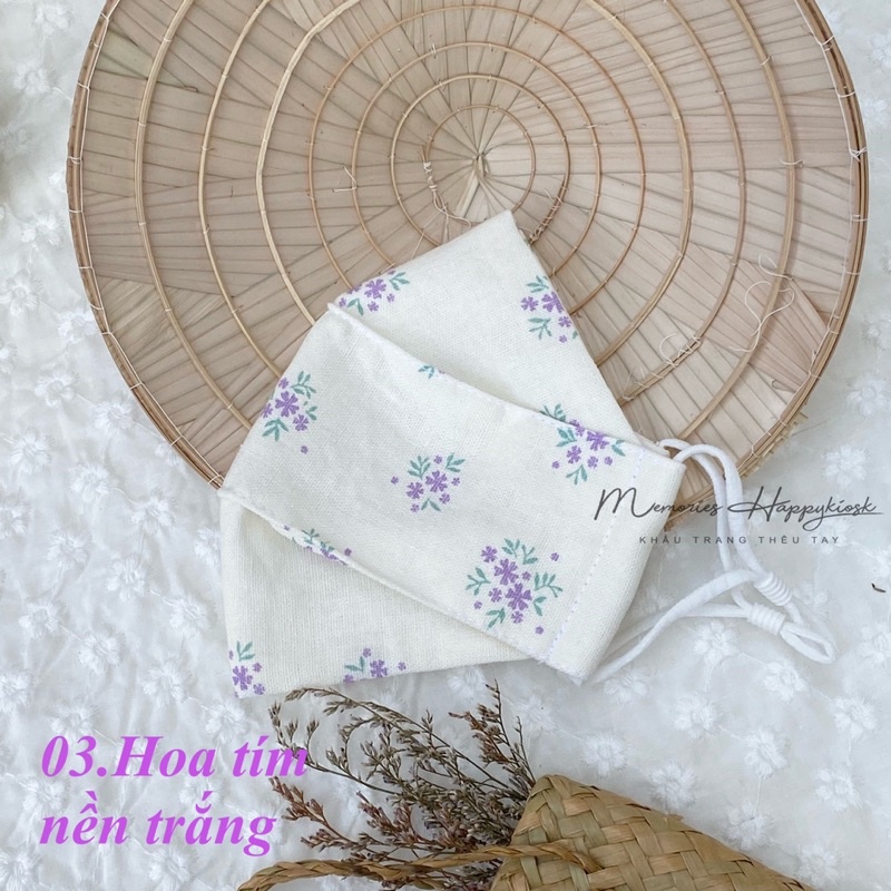 Khẩu trang vải linen lót vải xô muslin