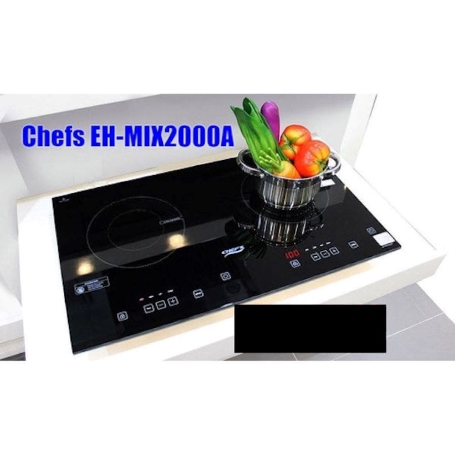 Bếp điện từ âm 2 lò chefs EH-MIX2000A Tặng hút mùi/nồi từ chefs