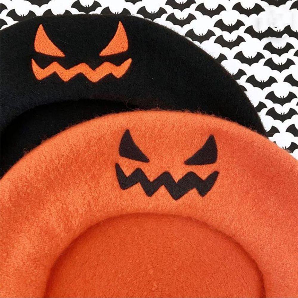MOCHO Mũ Hóa Trang Halloween Hình Bí Ngô Thêu Mắt Dành Cho Nữ Và Người Lớn