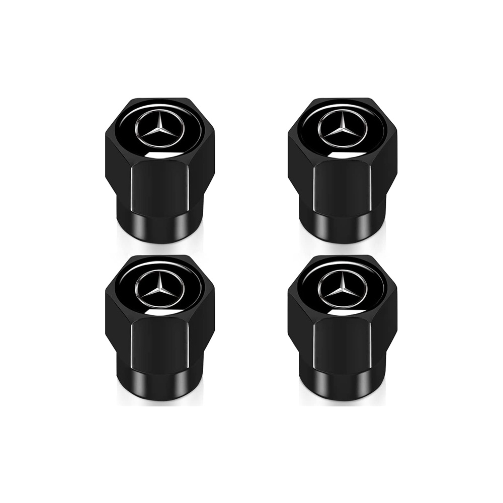 Set 4 Nắp Van Bánh Xe Mercedes-Benz CESM CLK GLK GL AB AMG GLS GLE AMG Series