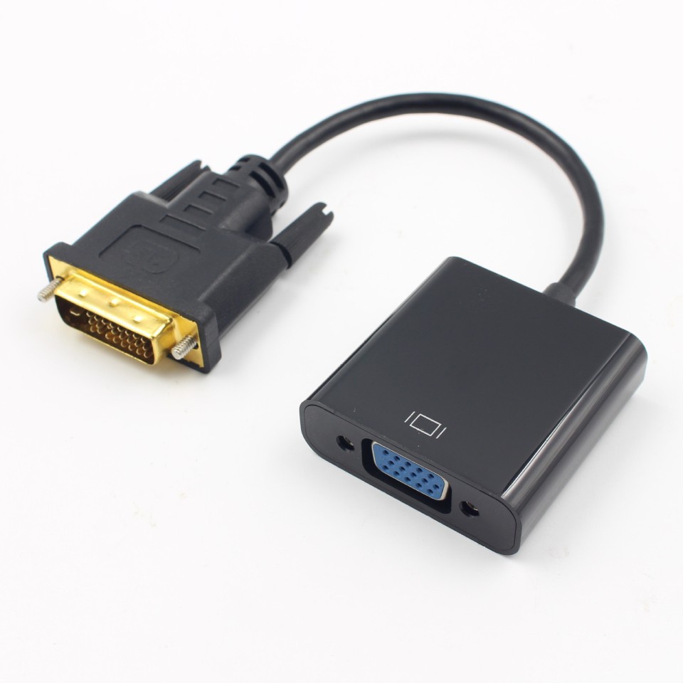 Cáp chuyển DVI (24+1) sang VGA chuẩn D cao cấp Có IC - Dây DVI to DVI HDMI to DVI 1.5M giá rẻ VNET