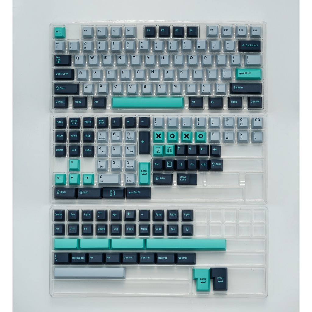 Bàn phím cơ Aifei Cherry Profile Keycaps Double Shot 173 phím cho Cherry MX Gateron Kailh Switch