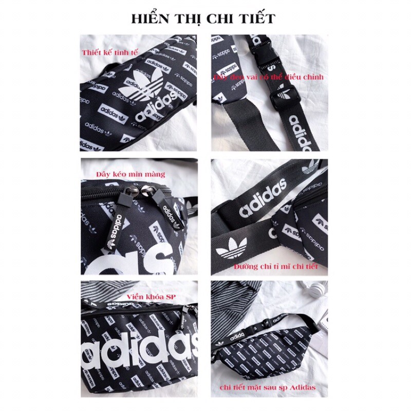 túi đeo cheó bao tử Adidas