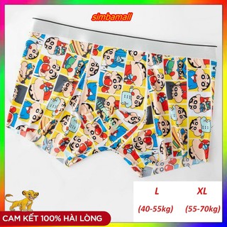 sịp đùi nam hoạt hình - sịp đùi nam cao cấp, sịp đùi nam thun lạnh họa tiết SHIN