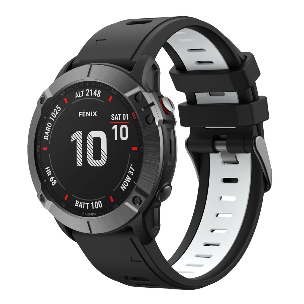 Dây Đeo Silicon Mềm 22mm Tháo Lắp Nhanh Cho Đồng Hồ Thông Minh Garmin Fenix 6