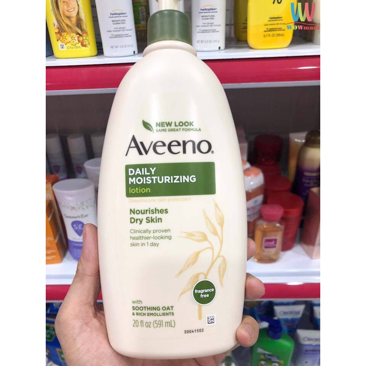 Kem dưỡng thể toàn thân Aveeno Daily Moisturizing Lotion Nourishes Dry Skin 591ml Mỹ