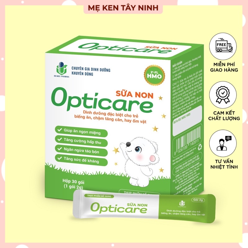 SỮA NON OPTICARE HỘP 30 GÓI - MỖI GÓI 2g