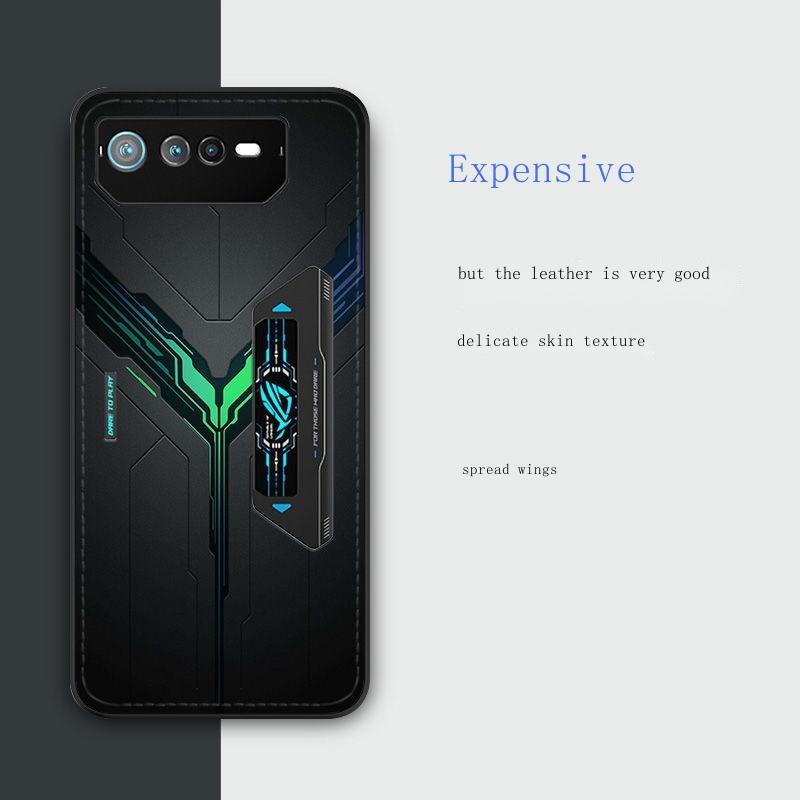 Ốp Điện Thoại Da Dạng Giáp Chống Rơi Cho ASUS ROG phone 6 shell Rog6 rog6pro