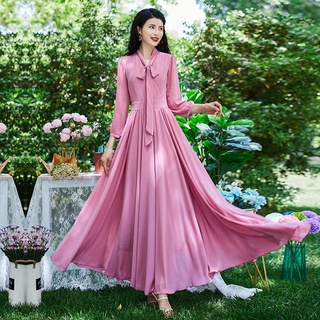 Đầm voan hoa chiết eo kiểu dáng mới