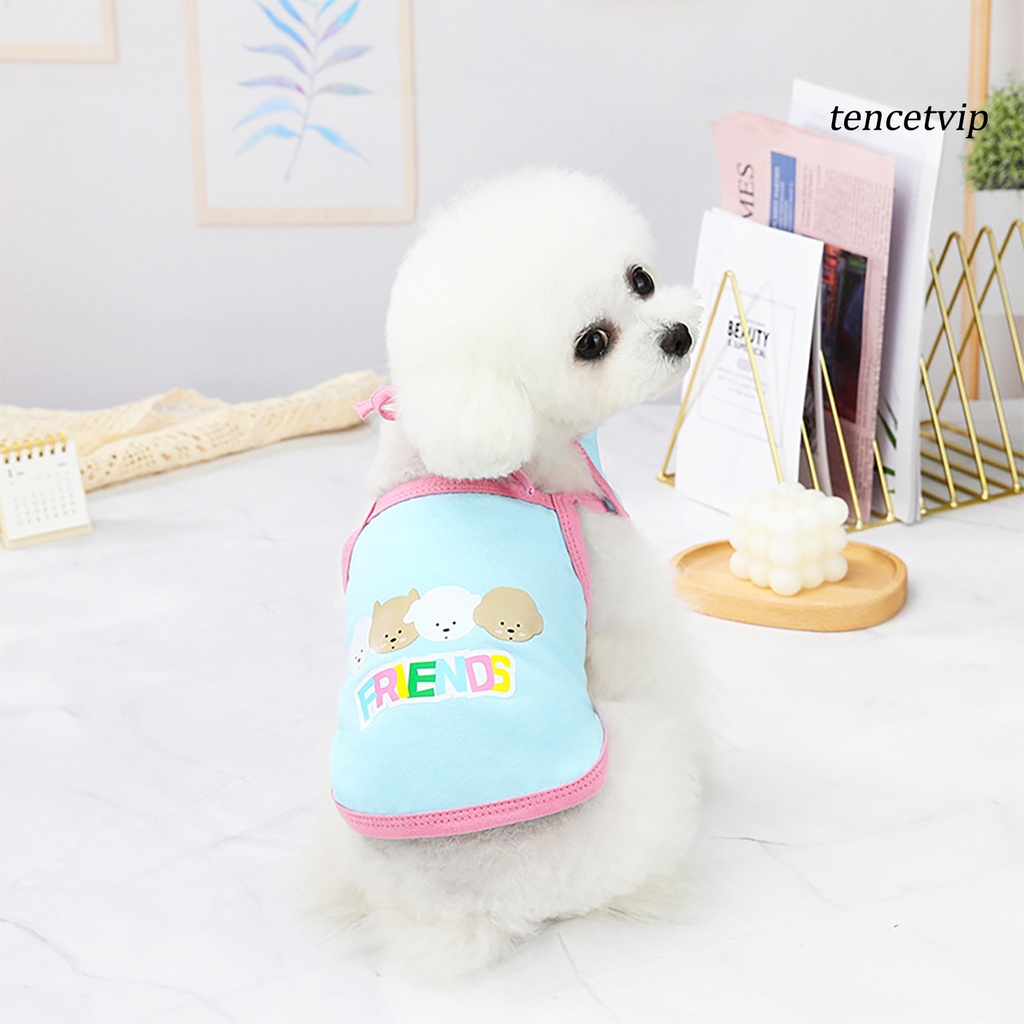 Áo Thun Cotton Màu Trơn Thoải Mái Cho Thú Cưng